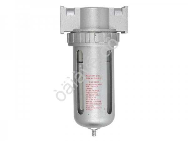 Фильтр воздушный для пневмосистем 1/4"(10Мк, 200 л/мин, 0-10bar,раб. температура 5°-60°)  RockFORCE