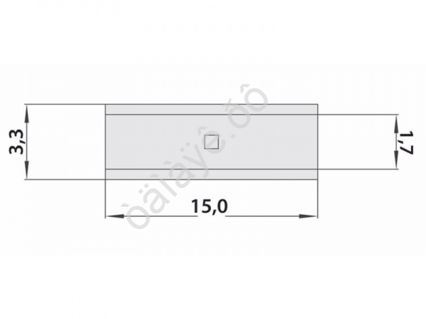 Соединительная гильза 15 мм  0,5-1,5мм2 (100шт)