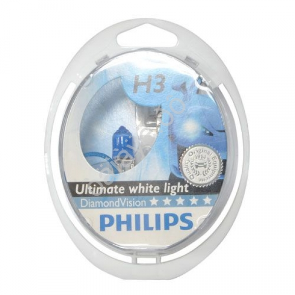 Лампа PHILIPS  H3 12V55W (2шт.) DIAMOND VISION