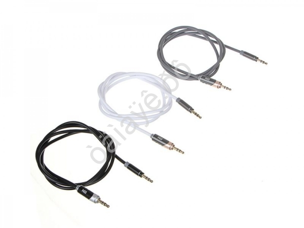 Аудио кабель AUX 3,5мм 1м, поворотный штекер, NEW GALAXY /1/40