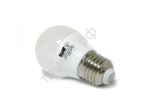 Лампа светодиодная "МАЯК" E27, 6W, 3000К, LED G45, AC 175-250V