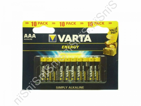 Батарейки  VARTA  ААА R03 1,5V  /10/200