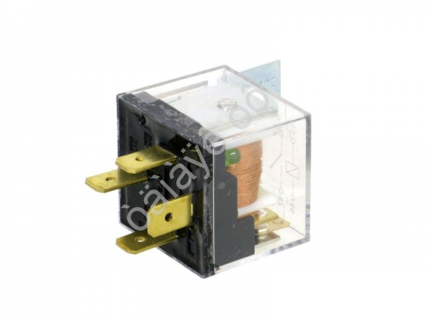 Реле 4 контактное 12v 40A (прозрачное) 1/10 Реле 4 контактное 12v 40A (прозрачное) 1/10