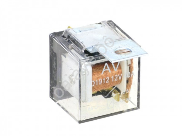 Реле 4 контактное 12v 40A (прозрачное) 1/10 Реле 4 контактное 12v 40A (прозрачное) 1/10