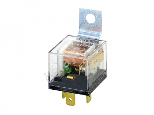 Реле 4 контактное 12v 40A (прозрачное) 1/10 Реле 4 контактное 12v 40A (прозрачное) 1/10