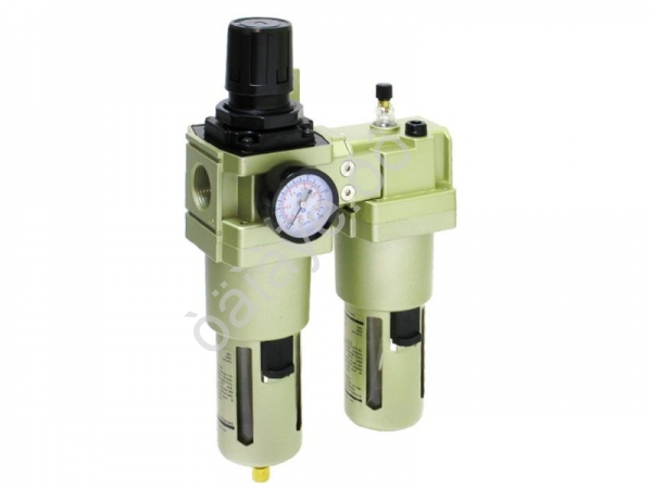 Фильтр-регулятор-лубрикатор 1" 4000л/мин 25мкм max 1.5Mпа (0,05-0,85Мпа)