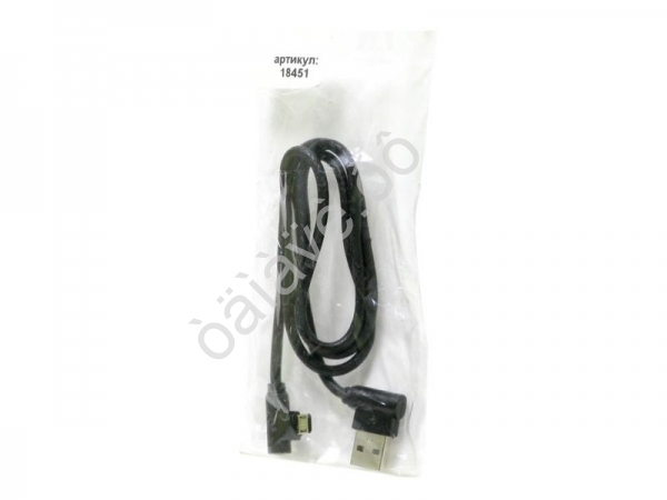 Дата-кабель MicroUSB 1Ам под кожу угловой Дата-кабель MicroUSB 1Ам под кожу угловой