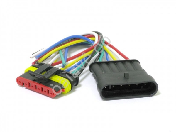 Колодка 6 контактов, герметичная МРГ-001-6-1.5  103039 /10