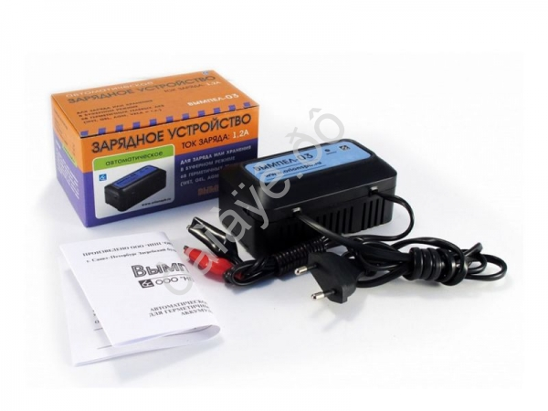 Зарядное устройство Вымпел-03(автомат, 1.2А, 6В, для гелевых и кислотн. АКБ)