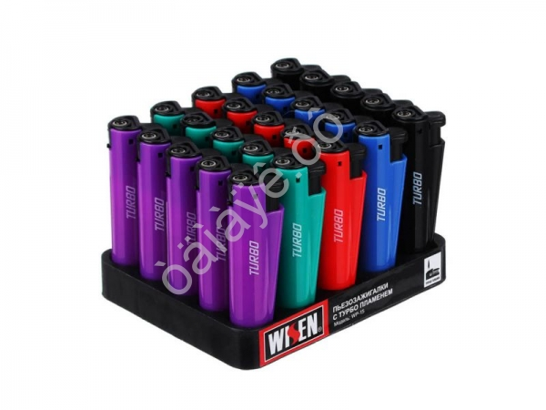 Зажигалка турбо "Wisen" WP 15 TURBO /25