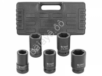 Набор головок ударных глубоких 5пр.,1"(6-гр)(27,32,33,36,41мм),в кейсе Forsage