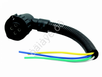 Колодка (разъем) гнездовой, байонет угловой СЦБ-4Р, датчика спидометра для а/м ГАЗ,Камаз,Краз, Маз,Паз, Уаз, длинна провода 160мм AVY-0202 /5