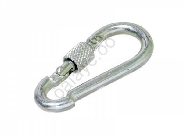 Карабин для троса с фиксатором  5*50 /1/200/2000_