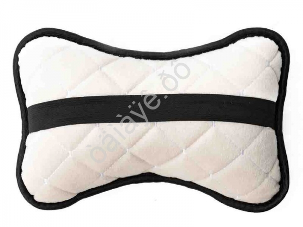 Подушка в авто из велюра, цвет бежевый (2шт) Подушка в авто из велюра, цвет бежевый (2шт)