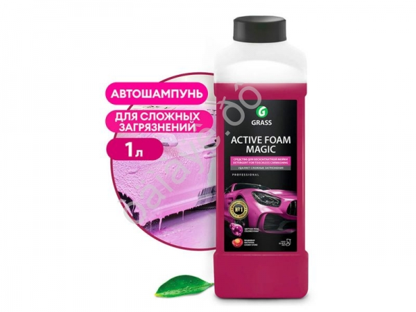 Автошампунь, активная пена "Active Foam Magic" (канистра 1 л) GRASS