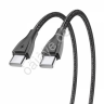Дата-кабель Type C-Type C BY Nylon Pro, 60Вт, 2 м, 5A, нейлон, черный Дата-кабель Type C-Type C BY Nylon Pro, 60Вт, 2 м, 5A, нейлон, черный