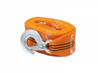 Трос буксировочный лента М5   5т, 4м, шириной 50мм с крюками  /1/36