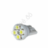 Светодиод Т10 -  4SMD  1210 белый 10/100_