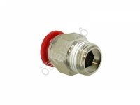 Фитинг цанговый прямой PU 3/8 х 12 mm наруж. резьба