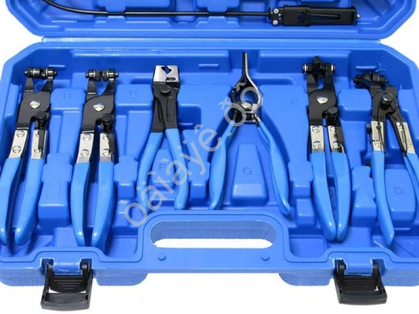 Набор щипцов для демонтажа пружинных хомутов патрубков 9 предметов МАЯКАВТО™/1/5_