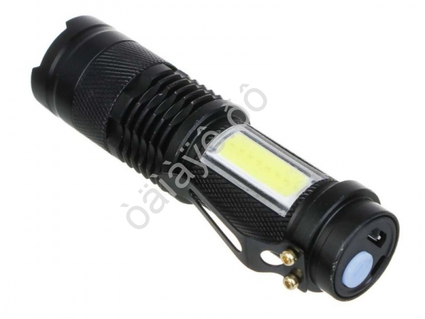 Фонарь, ХРЕ LED, 4 режима, 1хAA (LR6), алюминий, 105х30 мм, фокусировка ЕРМАК