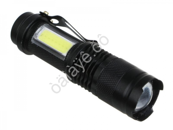 Фонарь, ХРЕ LED, 4 режима, 1хAA (LR6), алюминий, 105х30 мм, фокусировка ЕРМАК