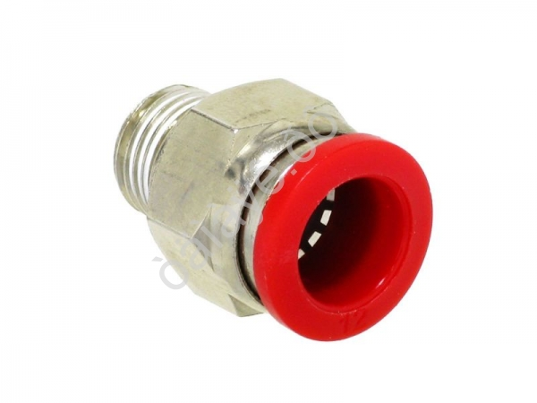 Фитинг пластик PU 1/4 х 12 mm наруж. резьба Фитинг пластик PU 1/4 х 12 mm наруж. резьба
