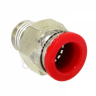Фитинг пластик PU 1/4 х 12 mm наруж. резьба Фитинг пластик PU 1/4 х 12 mm наруж. резьба