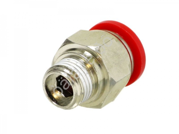 Фитинг пластик PU 1/4 х 12 mm наруж. резьба Фитинг пластик PU 1/4 х 12 mm наруж. резьба