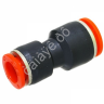 Фитинг цанговый соединительный пластик PU 10 х 12 mm