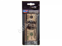 Освежитель воздуха "NEW GALAXY" бумажный, Деньги 100 Долларов, Новая машина /1/25/75