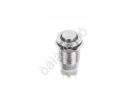 Кнопка антивандальная Ø12 12V (2с) ON-OFF фикс синяя