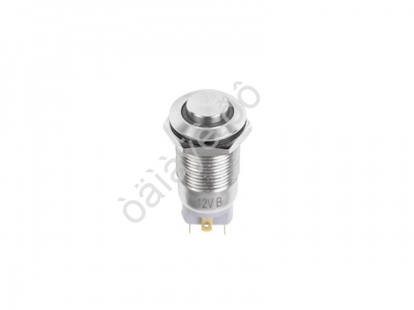 Кнопка антивандальная Ø12 12V (2с) ON-OFF фикс синяя Кнопка антивандальная Ø12 12V (2с) ON-OFF фикс синяя