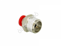 Фитинг цанговый прямой PU 1/4 х 4 mm наруж. резьба