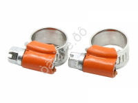 Хомут червячный усиленный оцинкованный 8-12 мм (9,7мм) "Маяк" (2шт.) W1 МАЯК