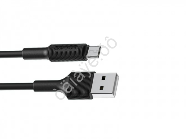 Дата-кабель универ. MicroUSB, 1м, 2А, Borofone белый BX1