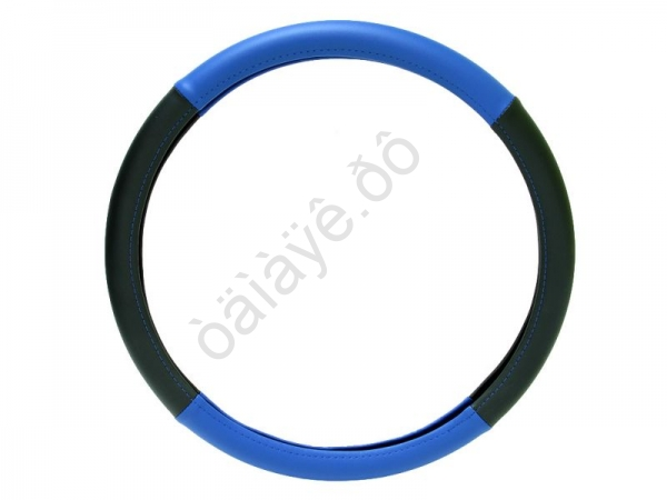 Оплетка руля 45см экокожа черно-синий XXL Оплетка руля 45см экокожа черно-синий XXL