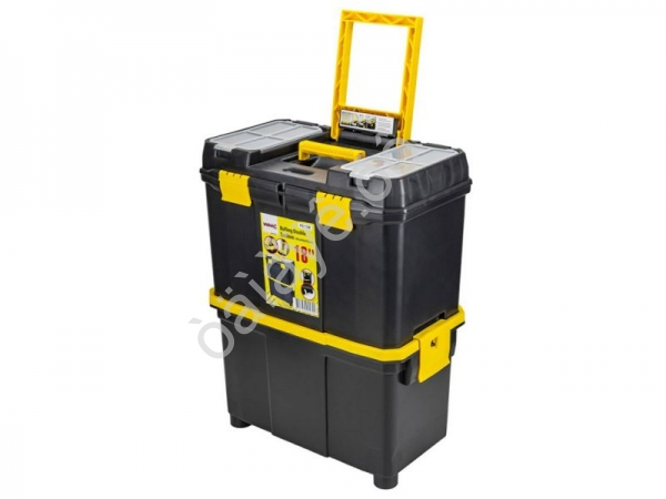 Ящик пластмассовый на колесах 18", 585x450x270мм WMC TOOLS Ящик пластмассовый на колесах 18", 585x450x270мм WMC TOOLS