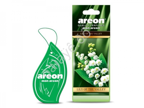 Освежитель воздуха "Аreon MON" подвесной бумажный (Lily Of The ValleyЛандыш)