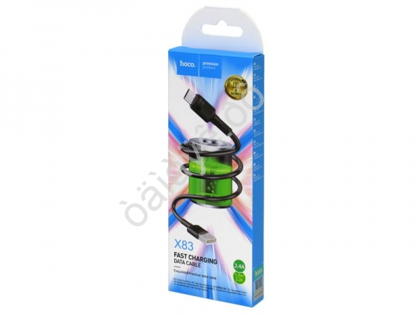 Дата-кабель универ. MicroUSB, 1м, 2А, HOCO черный X83