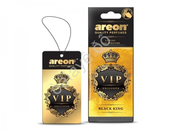 Освежитель воздуха "Аreon VIP" подвесной бумажный Black King Освежитель воздуха "Аreon VIP" подвесной бумажный Black King