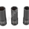 Головки ударные тонкостенные, набор 3пр., 1/2" (6гр.) Forsage