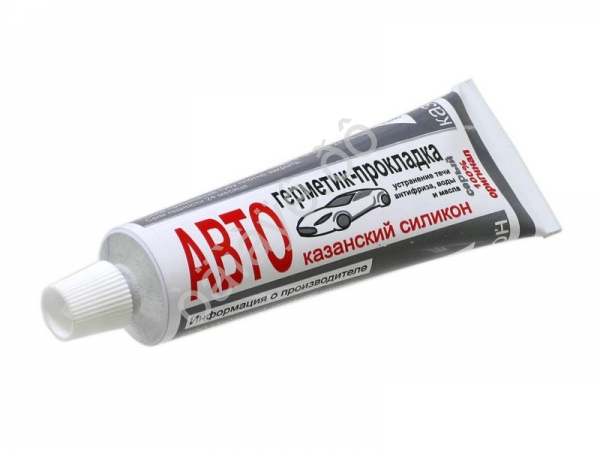 Герметик-прокладка АВТО КЗГ (г. Казань) термостойкий силиконовый 60г (серый) 1/100 Герметик-прокладка АВТО КЗГ (г. Казань) термостойкий силиконовый 60г (серый) 1/100