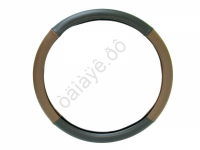 Оплетка руля 45см экокожа черно-коричневый XXL