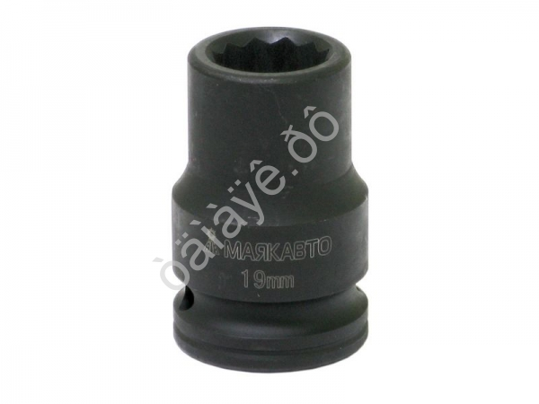 Головка ударная 19мм 3/4" 12гр. МАЯКАВТО™ 1/100_ Головка ударная 19мм 3/4" 12гр. МАЯКАВТО™ 1/100_