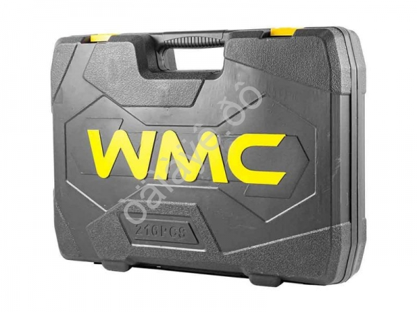 Набор инструментов 216пр. 1/4'3/8'1/2'(6гр.)(4-32мм) WMC TOOLS