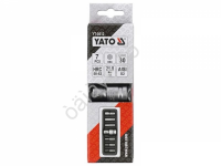 Набор бит 1/2" 7 предметов HEX YATO Набор бит 1/2" 7 предметов HEX YATO