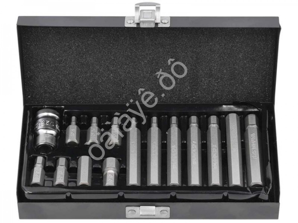 Набор бит 1/2" 15 предметов HEX YATO