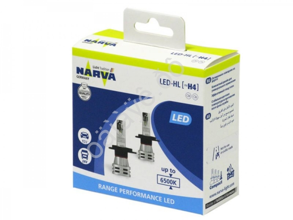 Лампа Narva H4 6500K Range Performance LED Лампа Narva H4 6500K Range Performance LED