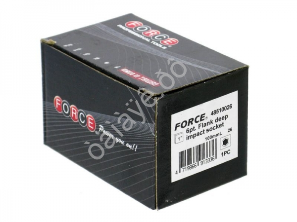 F48510026 Головка ударн. на 1" 6-гран. 26мм; L=100 /1